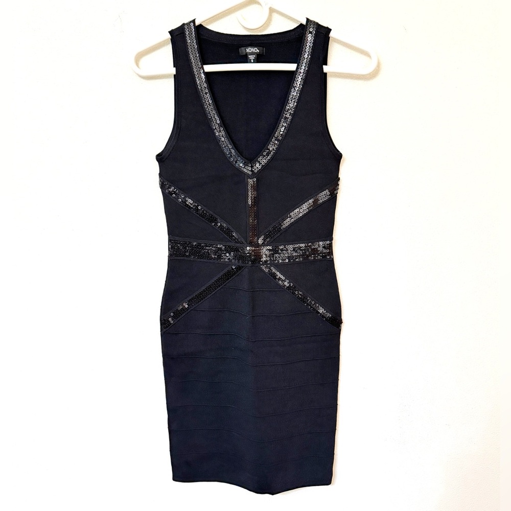 XOXO Fitted Mini Dress
